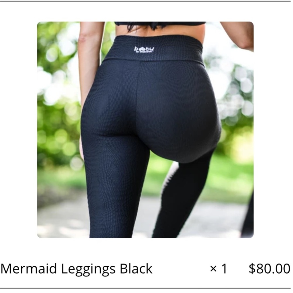 Booty by Brabants Mermaid Leggings in Black